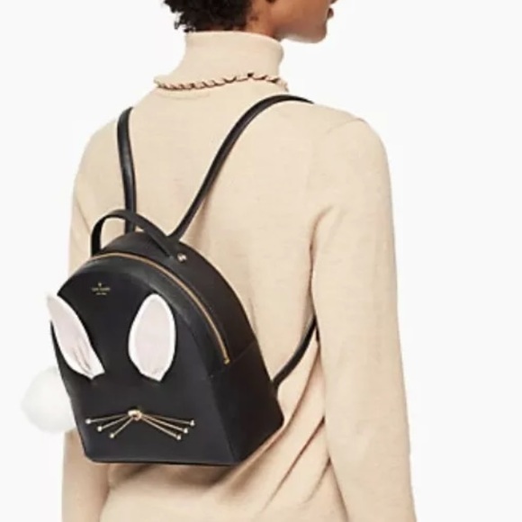 Kate spade Hop To it Rabbit Sammi backpack black - Picture 7 of 8